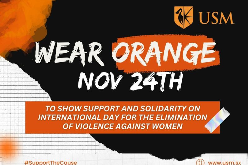 wear orange poster