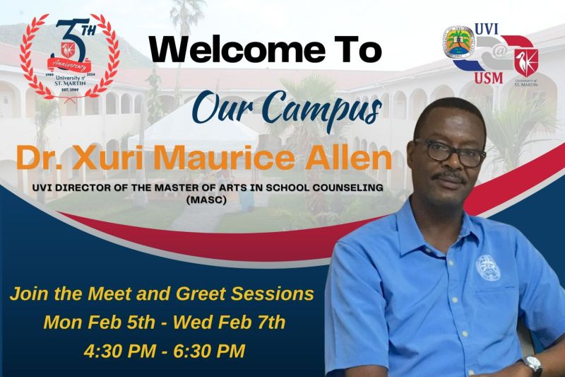 Meet and Greet Dr. Xuri Maurice Allen on our campus!
