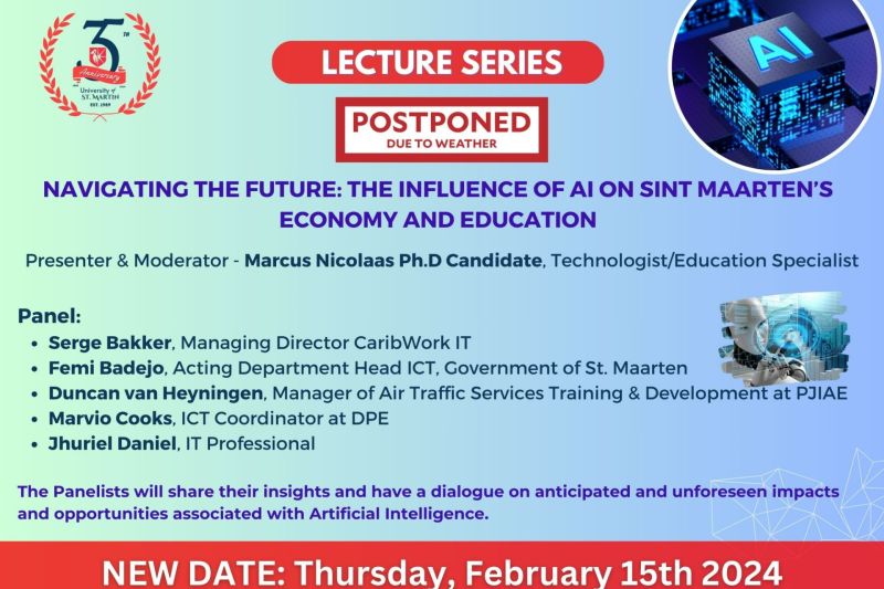AI Symposium postponed due to unstable weather conditions