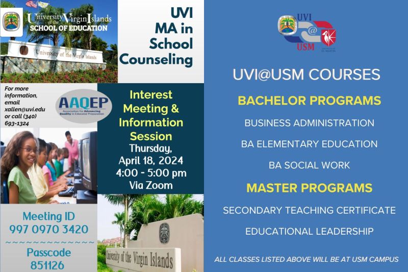 MA School Counseling Interest Meeting & Information Session