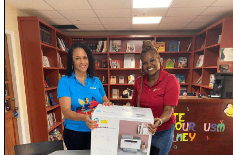 FLOW Donates Printer to Boost Student Access at USM