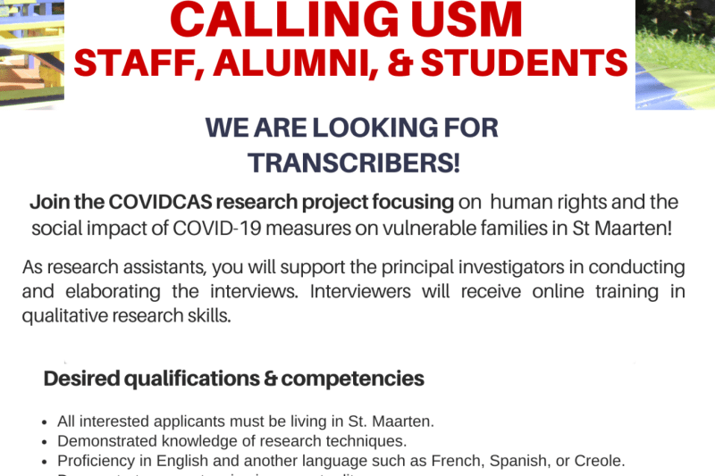 COVIDCAS Transcribers